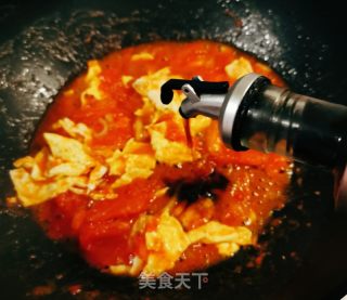 番茄鸡蛋炒黄瓜的做法步骤：8