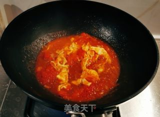 番茄鸡蛋炒黄瓜的做法步骤：9