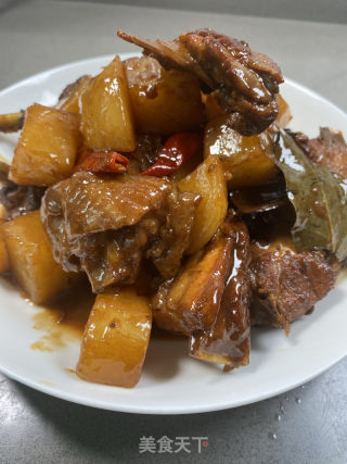 土豆烧鸡的做法步骤：13