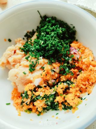 蔬菜鸡肉饼的做法步骤：4