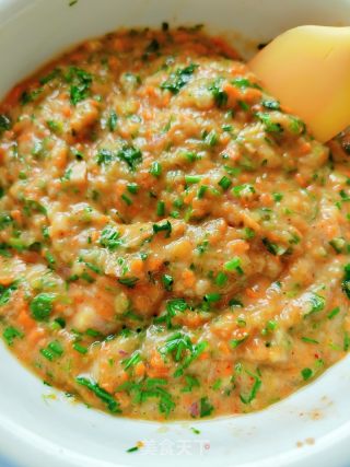 蔬菜鸡肉饼的做法步骤：7