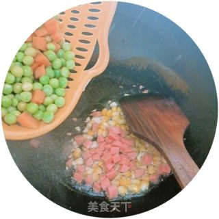 五彩豌豆的做法步骤：3