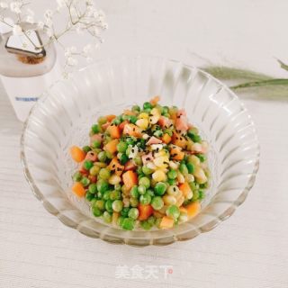 五彩豌豆的做法步骤：7