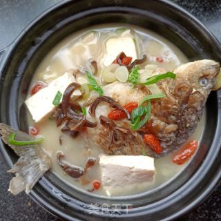 豆腐鲫鱼汤的做法步骤：16