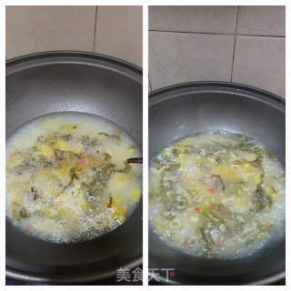 酸菜鱼煮粉丝的做法步骤：5