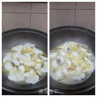 酸菜鱼煮粉丝的做法步骤：6