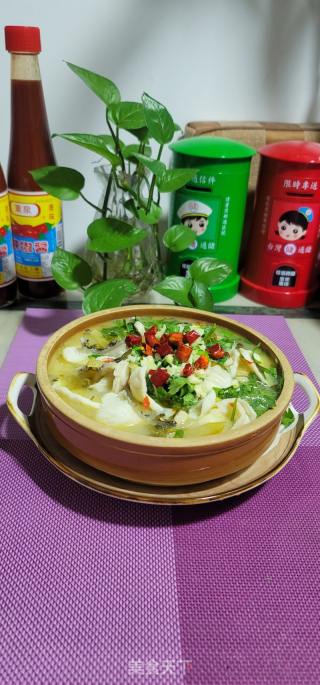 酸菜鱼煮粉丝的做法步骤：12