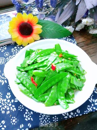 小炒荷兰豆的做法
