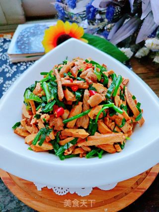 豆干炒韭菜的做法步骤：15