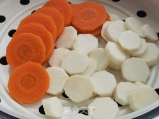 山药萝卜手指条的做法步骤：2