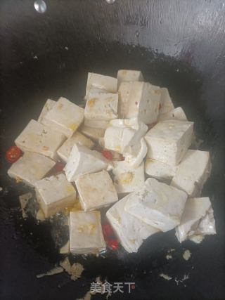 韭菜豆腐的做法步骤：7