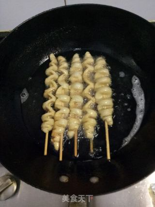 油炸面筋的做法步骤：3