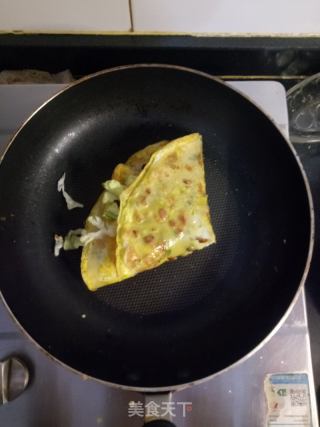 香葱鸡蛋饼的做法步骤：7