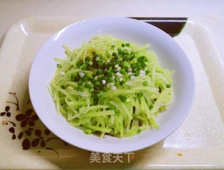 温拌莴笋丝的做法步骤：8