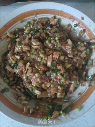 蒜苔鲜肉蒸饺的做法步骤：15