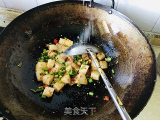 炒荞麦凉粉的做法步骤：8