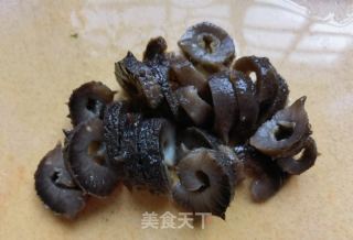 小白菜木耳拌海参的做法步骤：4