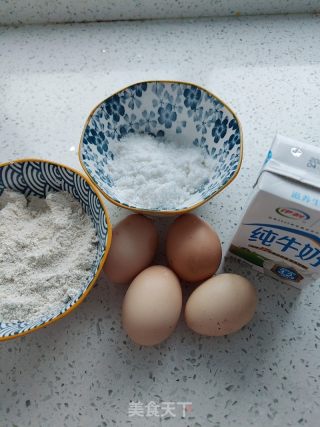 燕麦戚风蛋糕的做法步骤：3