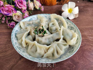 韭菜香菇鲜肉饺的做法步骤：9
