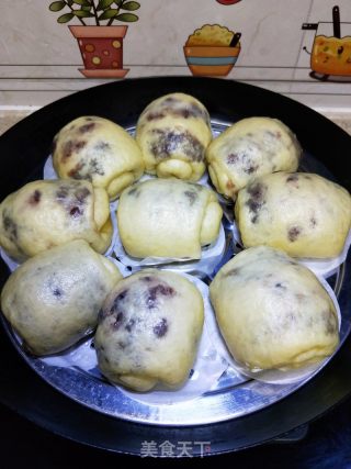 玉米面红豆卷馒头的做法步骤：20