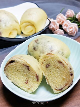 玉米面红豆卷馒头的做法步骤：21