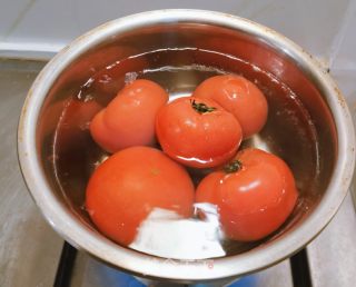番茄西葫卤拌面的做法步骤：1