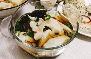 韭菜鸡蛋水饺的做法步骤：9