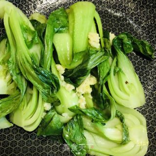 蒜蓉油菜的做法步骤：5