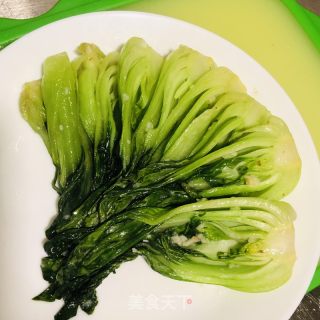 蒜蓉油菜的做法步骤：6