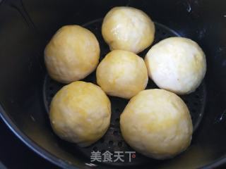 空气炸锅版免揉面包的做法步骤：10
