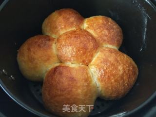 空气炸锅版免揉面包的做法步骤：12