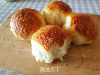 空气炸锅版免揉面包的做法步骤：15