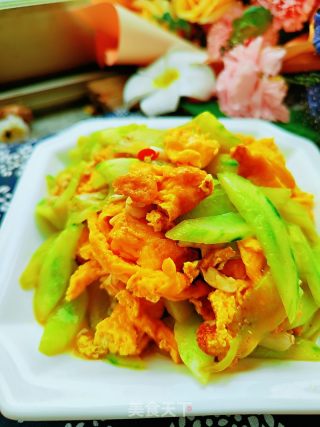 黄瓜炒鸡蛋的做法步骤：9