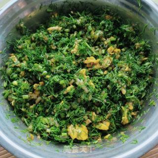 茴香粉条素馅水饺的做法步骤：6