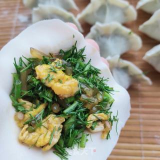 茴香粉条素馅水饺的做法步骤：9