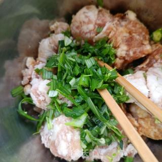 虎皮尖椒酿肉的做法步骤：4