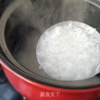 芍药鲜花粥的做法步骤：5