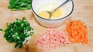 家常蛋炒饭的做法步骤：3