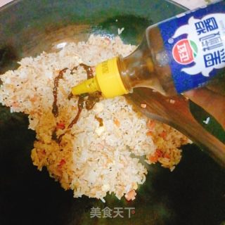 家常蛋炒饭的做法步骤：7