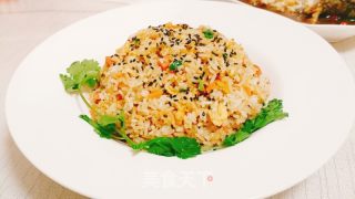家常蛋炒饭的做法步骤：9