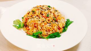 家常蛋炒饭的做法步骤：10