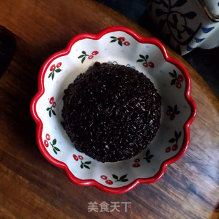 黑米糯米饭的做法