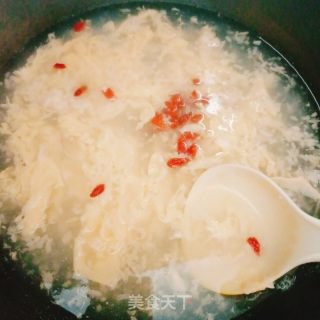 酒糟蛋花的做法步骤：8