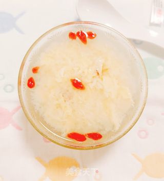 酒糟蛋花的做法步骤：9