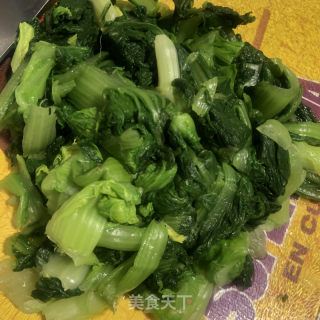 小白菜菜团子的做法步骤：4