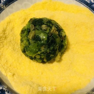 小白菜菜团子的做法步骤：8