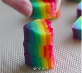 彩虹心曲奇的做法步骤：16