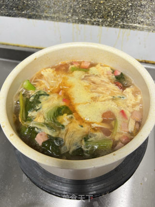 大杂烩健康蛋汤的做法步骤：6