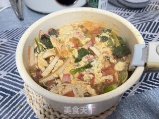大杂烩健康蛋汤的做法步骤：7