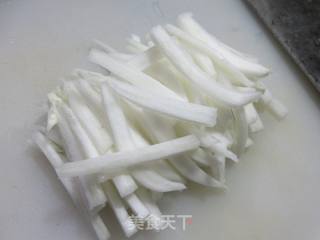 青瓜拌大白菜梗的做法步骤：5